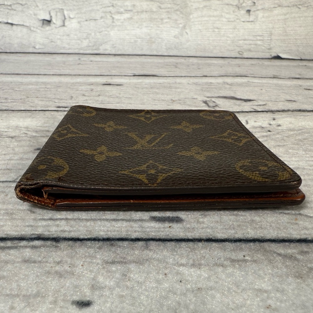 Louis Vuitton Men’s fold Wallet Brown Monogram Canvas Leather - Picture 3 of 14